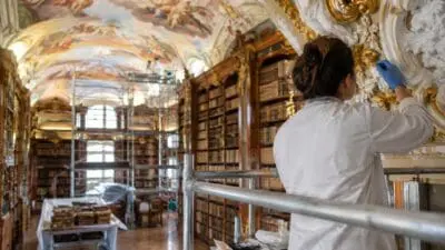 375.000 Euro für Restaurierung der Bibliothek im Stift Melk