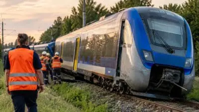 44 Verletzte nach Entgleisung eines Regionalzugs bei Cléon