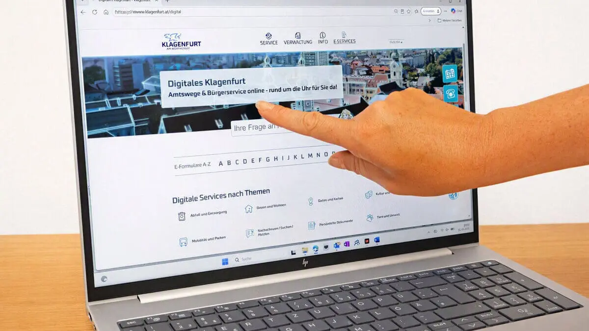 Digitales Klagenfurt bündelt Online-Dienste der Stadt
