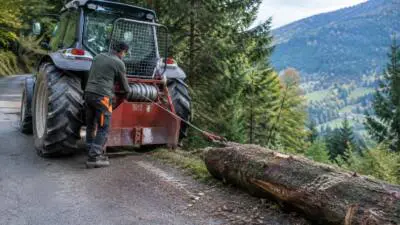 Forstunfall in Breitenau am Hochlantsch: 67-Jähriger eingeklemmt