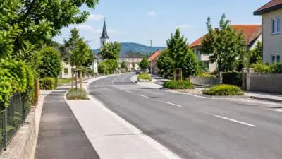 Ortsdurchfahrt in Kasten bei Böheimkirchen neu gestaltet