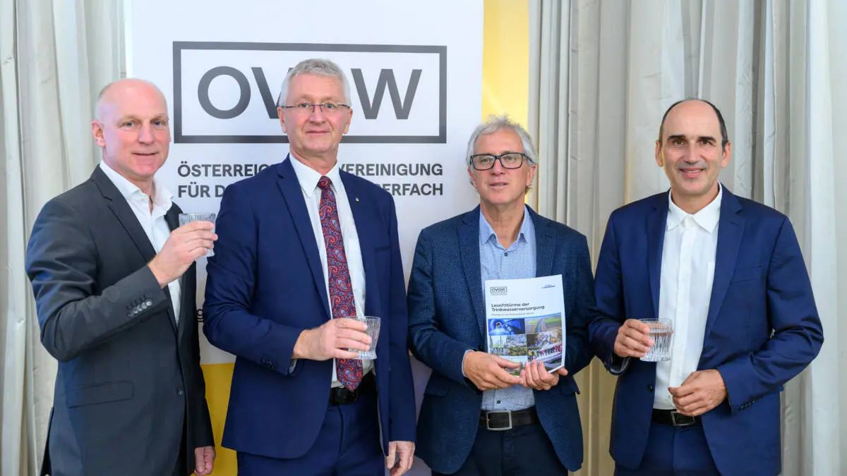 ÖVGW zeigt drei Trinkwasserprojekte für sichere Versorgung