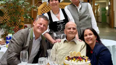 Otmar Kelz feiert 100. Geburtstag im Haus Magdalena