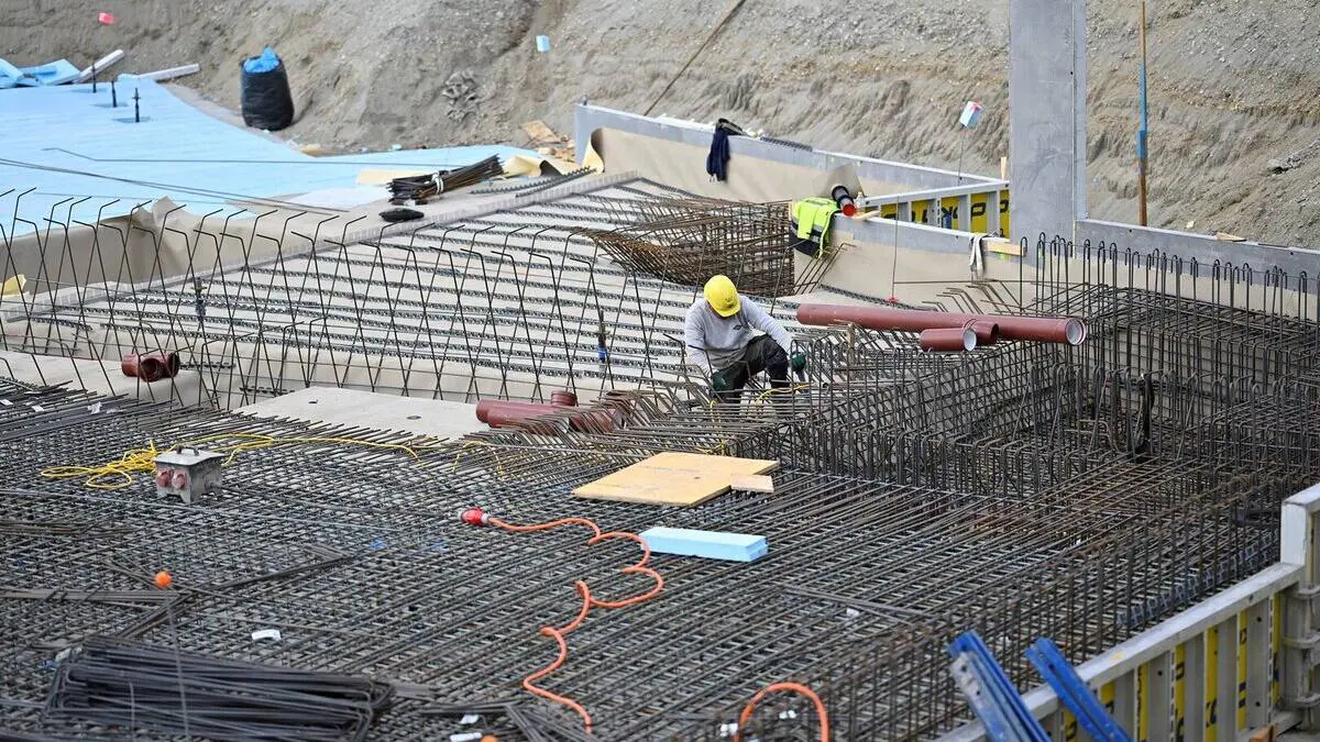 Bodenplatte für neues Hallenbad entsteht in Klagenfurt
