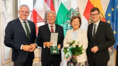 Peter Kaiser erhält steirisches Ehrenzeichen mit Stern in Graz