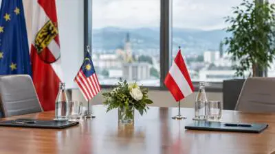 Fellner empfängt Malaysias Botschafterin zu Wirtschaftsgesprächen
