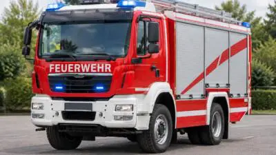 Feuerwehr bringt Motorrad nach Bergung auf der L6 zum Abstellplatz