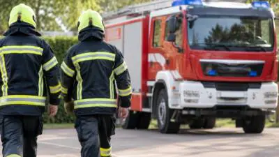 Feuerwehr Etsdorf öffnet Tür für Rettungsdienst