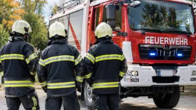 Feuerwehren löschen Rauch im Wald bei Pichla bei Radkersburg