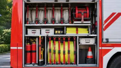 FF Ebensee befreit zwei Personen aus Lift in der Alten Saline
