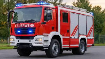 Lkw verliert Hydrauliköl auf der Wienerstraße in Königstetten