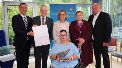 NÖ Landesgesundheitsagentur erhält Inklusionspreis 2026 in Baden