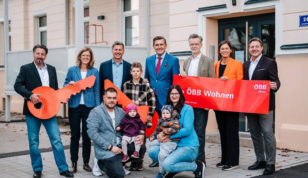ÖBB übergeben neun sanierte Mitarbeiterwohnungen in Villach