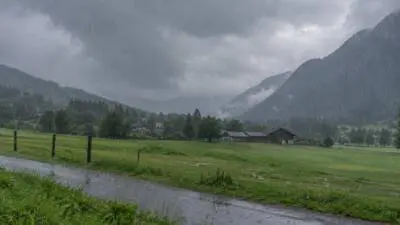 Wetter in Vorarlberg am Mittwoch: Kräftiger Regen, bis 12 Grad
