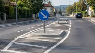 Zweiter Fahrbahnteiler an der B 212 entsteht in Bad Vöslau