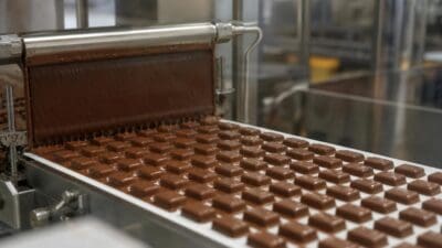 Gewessler besucht mit Grünen Ritter-Sport-Werk