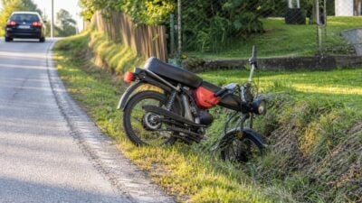15-jähriger Mofa-Lenker kollidiert in Thannhausen mit Pkw