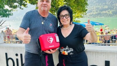 Defibrillator bei Wiederbelebung am Ossiacher See eingesetzt
