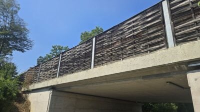 B 66: Lärmschutzwand in Feldbach wird erneuert