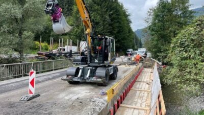 B 96-Sanierung zwischen Murau Nord und Stöcklbauer hat begonnen