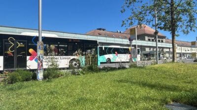 Weniger Kiss-and-Ride-Plätze am Villacher Hauptbahnhof