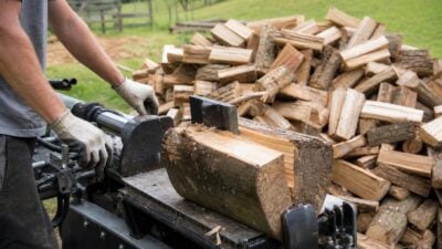 61-Jähriger verletzt sich in Großwilfersdorf beim Holzspalten schwer