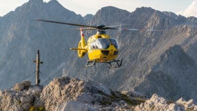 62-Jähriger am Hohen Dachstein verletzt ausgeflogen