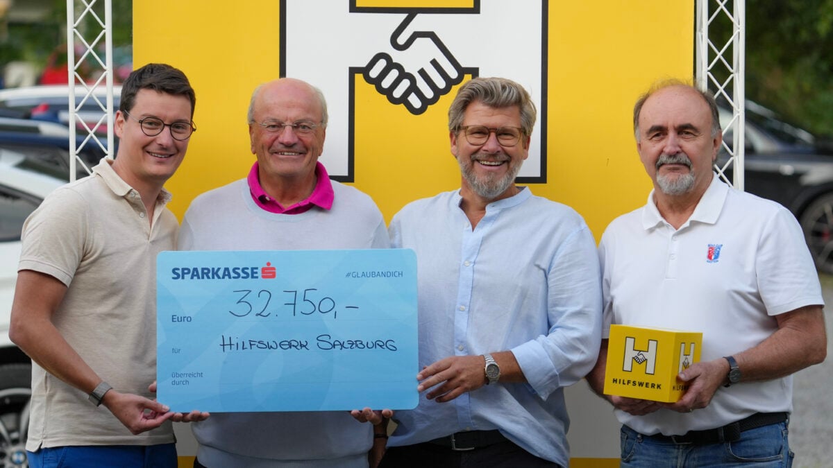 Charity-Golfturnier im Golfclub Gastein bringt 32.750 Euro
