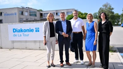 Daniel Fellner besuchte hi Harbach in Klagenfurt