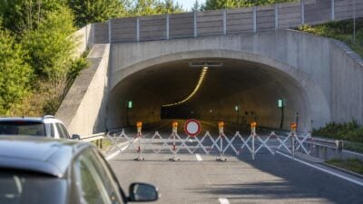 A 8 Welser Westspange: Tunnel-Sanierung sperrt Südrichtung