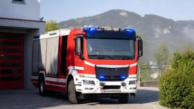 Brand an der Achenseebahntrasse oberhalb von Burgeck gelöscht