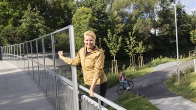 Glankraftweg: Neuer Radweg, Beleuchtung und Lärmschutz in Feschnig