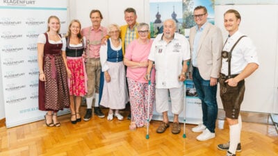 Klagenfurt ehrt Gäste und Pension Biedermann