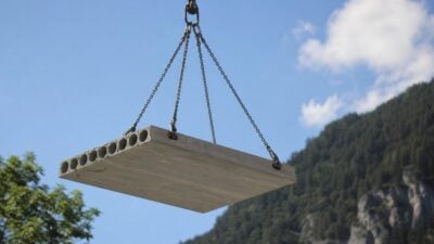 Deckenplatte fällt auf Arbeiter in Obernberg am Brenner