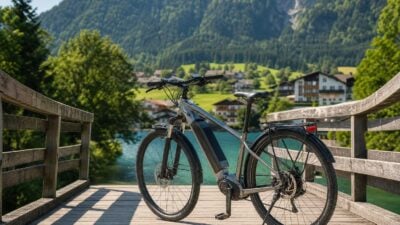 E-Bike-Fahrer stürzt schwer in Bachbett