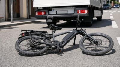 E-Biker kollidiert in Kirchbichl mit Klein-Lkw