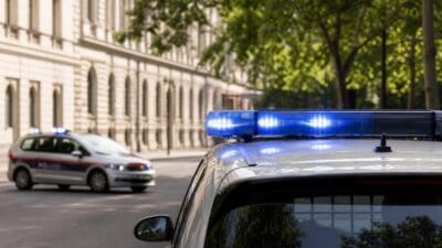 E-Scooter-Lenker kollidiert in Wien mit Streifenwagen