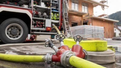 Feuerwehren löschen Brand in Fieberbrunn