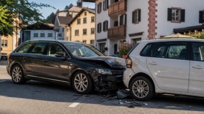 Fünf Verletzte nach Frontalzusammenstoß in Kitzbühel