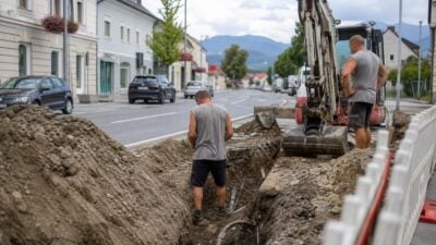 Kabelschaden führt zu Stromausfall in Völkermarkt