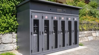 Kein gefährlicher Gasaustritt bei Gasflaschenautomat in Peggetz