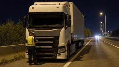 Lkw-Lenker in Wolfsbach mit positivem Alkomattest
