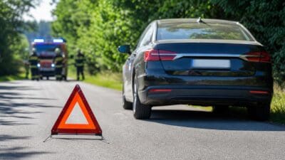 Motorrad kollidiert laut Polizei in Marbach mit Pkw