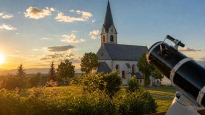 Partielle Sonnenfinsternis in St. Kanzian: Beobachtung ab 19 Uhr