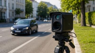 Pkw-Lenker auf Spargelfeldstraße in Wien mit 86 km/h gemessen