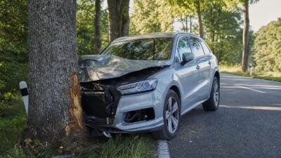 Pkw prallt in Palt gegen Baum, Lenkerin schwer verletzt