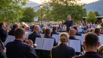 Polizeimusik Tirol konzertiert am 28. August in Tarrenz