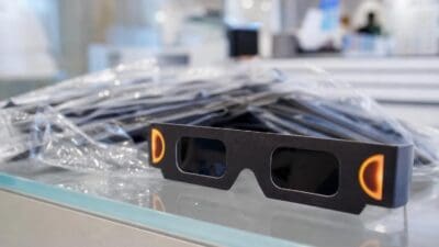 Sonnenfinsternis-Brillen bei Fielmann in Spittal an der Drau ausverkauft