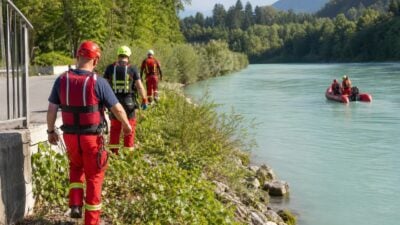 Suche nach gemeldeter Person im Inn bei Silz ergebnislos