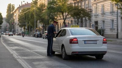 Taxilenkerausweis gefälscht: Festnahme in Wien